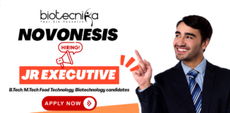 Food Technology Jobs at Novonesis | Jr Executive Novonesis Jr Executive Food Technology Jobs | Production jobs | Life science jobs