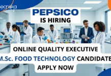 PepsiCo Food Tech Jobs – Quality Executive Careers in Guwahati for Life Science Graduates
