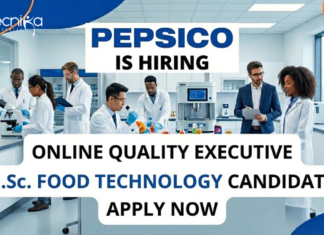 Food Tech Jobs at PepsiCo | Online Quality Executive Jobs PepsiCo Food Tech Jobs – Quality Executive Careers in Guwahati for Life Science Graduates