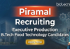 Food tech jobs at Piramal Pharma Solutions for life science and B.Tech Food Tech graduates