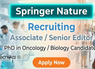 Scientific Editor Jobs at Springer Nature for Associate Role | Life Science Jobs Scientific editor jobs at Springer Nature for life science PhD professionals