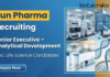 Executive Jobs at Sun Pharma for life science professionals in analytical development R&D