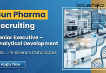 Executive Jobs at Sun Pharma – Senior Executive Analytical Development Executive Jobs at Sun Pharma for life science professionals in analytical development R&D