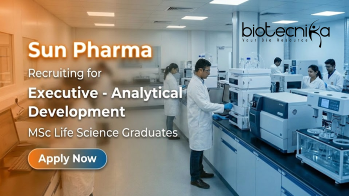 sun pharma (2) Executive Jobs at Sun Pharma Analytical Development Life Science Jobs