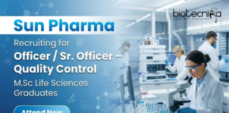 Officer Job at Sun Pharma | Quality Control Jobs | Life Science Jobs Sun Pharma officer job in Quality Control for life scienc