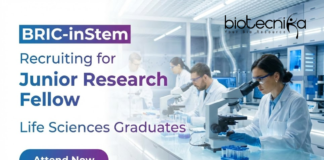 BRIC-inStem hiring for Research Jobs | Life Sciences Jobs | Apply Now BRIC-inStem research jobs 2025 for life science jobs in Bangalore