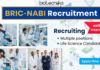 Research Jobs at BRIC-NABI under NABI Recruitment for Life Science Jobs
