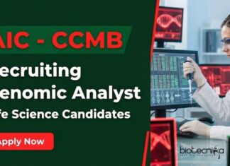Apply for genomic analyst jobs at AIC-CCMB Hyderabad. Explore bioinformatics jobs and advance your life science career in clinical genomics.