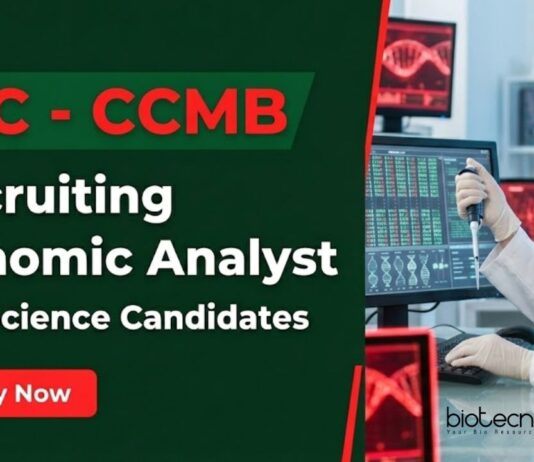 Apply Now for Genomic Analyst Job at AIC CCMB Apply for genomic analyst jobs at AIC-CCMB Hyderabad. Explore bioinformatics jobs and advance your life science career in clinical genomics.