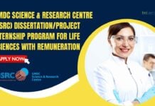 GSRC Internship 2026 | Biotechnology Internship | Life Sciences Internship | GMDC Science & Research Centre (GSRC) Dissertation/Project Internship Program
