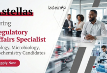 Regulatory Affairs Jobs at Astellas – Biology Candidates Apply Now Apply for Regulatory Affairs Specialist Job at Astellas. Ideal Regulatory Affairs Job for Microbiology and Biology Career Professionals.