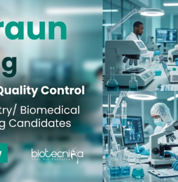 Apply for Quality Control Jobs for Biochemistry or Biomedical Engineering Candidates in B Braun. Start your QC Career Today.