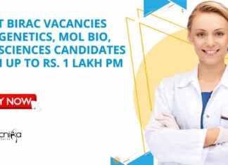 Govt Life Sciences Jobs | Govt Jobs 2026 | BIRAC Careers 2026