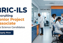 Project Associate Jobs at BRIC-ILS – Life Science Candidates Apply Now Apply for Project Associate Jobs at ILS Bhubaneswar under DBT funding. Build your Life Science Career through ILS Recruitment 2026.