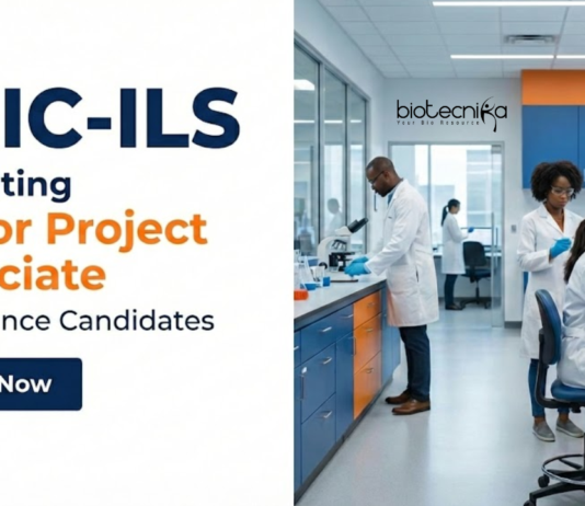 Apply for Project Associate Jobs at ILS Bhubaneswar under DBT funding. Build your Life Science Career through ILS Recruitment 2026.