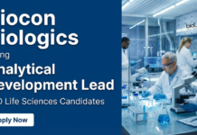 Life Science Jobs at Biocon Biologics – PhD Candidates Apply Now Apply for Life Science Jobs at Biocon Biologics Chennai. Explore Senior PhD Jobs in Analytical Development and Grow your Biocon Career.