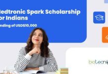Medtronic Spark Scholarship 2026-27 - Funding of USD$10,000