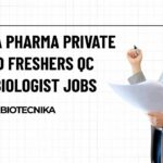Freshers QC Microbiologist Vacancies at Althea Pharma Pvt Ltd, Apply on Biotecnika