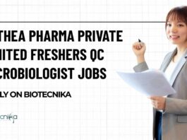 Freshers QC Microbiologist Vacancies at Althea Pharma Pvt Ltd, Apply on Biotecnika