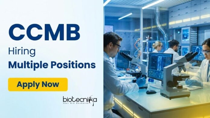 CCMB (1) Apply for Research Jobs under CCMB Recruitment. Explore Molecular Biology Jobs at CSIR-CCMB Hyderabad for MSc & PhD Life Science Candidates.