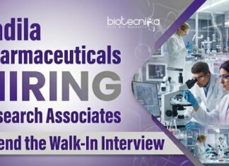 Apply for Research Associate Jobs at Cadila Pharmaceuticals. Walk-in interview in Ahmedabad for Biotech Job roles in R&D and Other departments