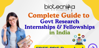 Explore Government Fellowships & Research Internships in India for Life Sciences students. Download The FREE PDF
