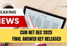 CSIR NET Dec 2025 Exam Final Answer Key Released CSIR NET Dec 2025 Final Answer Key Released - Download CSIR NET Dec 2025 Answer Key