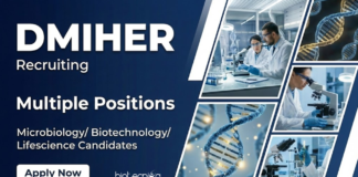 Research Job Vacancies at DMIHER – Life Science Candidates Apply Now Apply for Research Jobs at DMIHER Wardha. Explore Career in Life Science & Biotech Jobs Under ICMR-funded Projects.