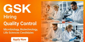 GSK Hiring Life Science Candidates for Quality Control Jobs – Apply Now Apply for Quality Control Jobs at GSK Nashik. Explore Life Science Jobs with Hands-On Lab Experience & Long-term Growth Through GSK Careers.
