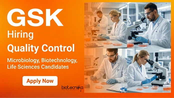 GSK Apply for Quality Control Jobs at GSK Nashik. Explore Life Science Jobs with Hands-On Lab Experience & Long-term Growth Through GSK Careers.