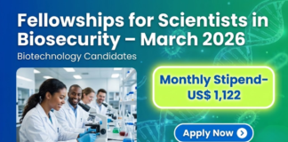 Research Fellowships at IGCEB. Arturo Falaschi PhD Fellowship for Scientists in Biosecurity (March 2026). Earn a Monthly Stipend OF US$1,122
