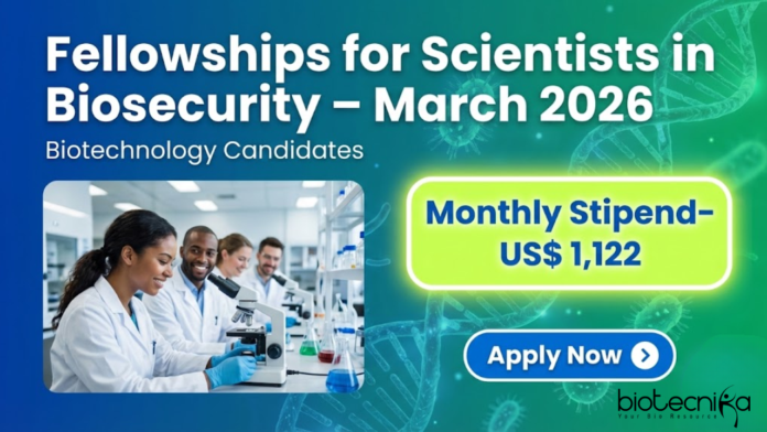 Research Fellowships at IGCEB. Arturo Falaschi PhD Fellowship for Scientists in Biosecurity (March 2026). Earn a Monthly Stipend OF US$1,122