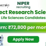 Scientist Job at NIPER. Life Sciences Candidates, Apply Now Project Research Scientist Position. Earn ₹72,800/month.