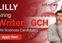 Scientific Writing Job at Eli Lilly. Life Sciences Candidates, Apply Now For Writer - GCH Role in Bangalore.