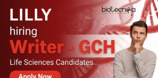 Scientific Writing Job at Eli Lilly. Life Sciences Candidates, Apply Now For Writer - GCH Role in Bangalore.