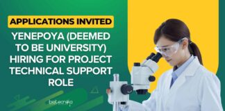 Yenepoya Project Jobs 2026 - Life Sciences, Biotech, Medical Microbiology Apply