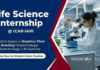 Life Science Internship at ICAR-IARI – Master’s Candidates Apply Now Apply for IARI Recruitment Offering Life Science Internship and short-term Research jobs for MSc students. Explore the ICAR-IARI Projects