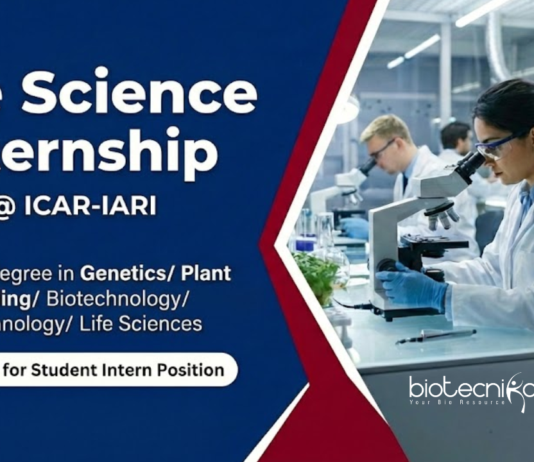 Apply for IARI Recruitment Offering Life Science Internship and short-term Research jobs for MSc students. Explore the ICAR-IARI Projects