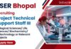 Apply for Research Jobs at IISER Bhopal under an ICMR project. Build your Life Science Research Career through this IISER Bhopal Recruitment.