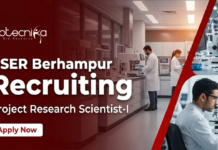 IISER Berhampur Recruitment – Apply Now for Life Science Research Role Apply for IISER Berhampur Recruitment for Research Scientist Jobs. Work on Life Science Research in Drug discovery and Multi-omics.