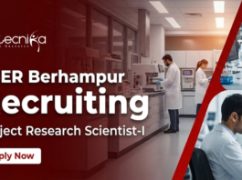 Apply for IISER Berhampur Recruitment for Research Scientist Jobs. Work on Life Science Research in Drug discovery and Multi-omics.