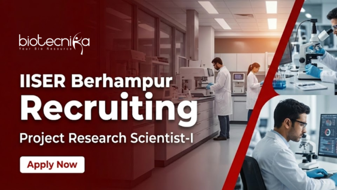 IISER Berhampur Apply for IISER Berhampur Recruitment for Research Scientist Jobs. Work on Life Science Research in Drug discovery and Multi-omics.