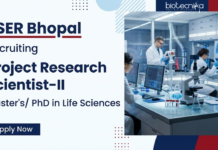 Life Science Research Jobs at IISER Bhopal – Apply Online Apply for Research Jobs through IISER Bhopal Recruitment. Build a Career in Life Science with ICMR-Funded Projects.