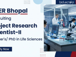 Apply for Research Jobs through IISER Bhopal Recruitment. Build a Career in Life Science with ICMR-Funded Projects.