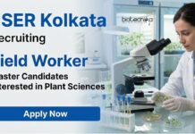 IISER Kolkata Recruitment: Apply Now for Biological Sciences Jobs Apply for Biological Sciences Jobs through IISER Kolkata Recruitment. Research Jobs Open for Field Worker Roles in Ecology.