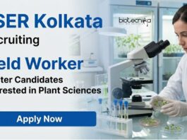 Apply for Biological Sciences Jobs through IISER Kolkata Recruitment. Research Jobs Open for Field Worker Roles in Ecology.