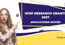HFSP Research Grants 2027 – Applications Invited HFSP Research Grants 2027 - Applications Invited
