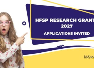 HFSP Research Grants 2027 – Applications Invited HFSP Research Grants 2027 - Applications Invited