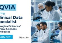 IQVIA is Hiring in Bangalore – Apply Now for Biological Science Jobs Apply for Clinical Data Specialist at IQVIA, A Hybrid Biological Science Job in Bengaluru Offering Growth in CDM Careers.