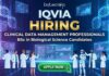 Latest Clinical Data Management Jobs at IQVIA Careers | Interested Candidates Apply Now!